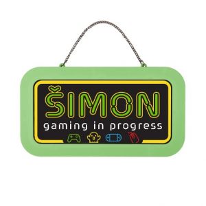 ALBI Neonová cedulka se jménem - Šimon