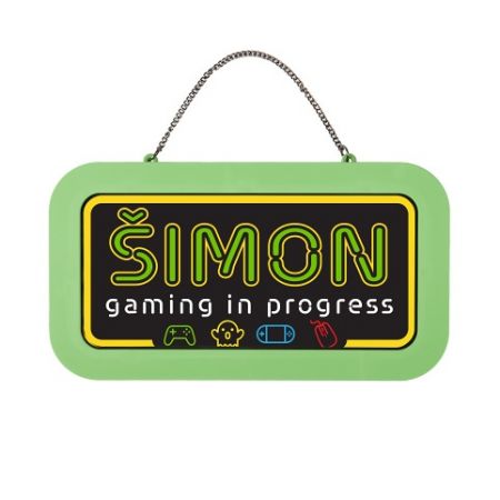 ALBI Neonová cedulka se jménem - Šimon