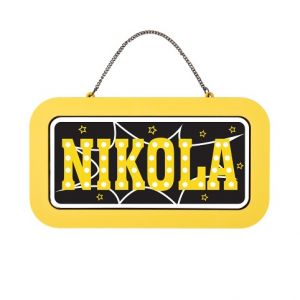 ALBI Neonová cedulka se jménem - Nikola