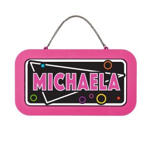 ALBI Neonová cedulka se jménem - Michaela