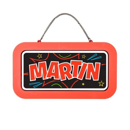 ALBI Neonová cedulka se jménem - Martin