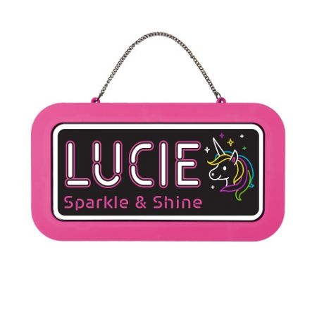 ALBI Neonová cedulka se jménem - Lucie