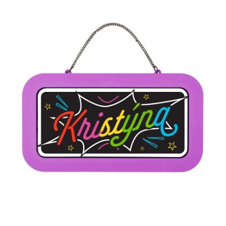 ALBI Neonová cedulka se jménem - Kristýna