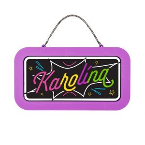 ALBI Neonová cedulka se jménem - Karolína