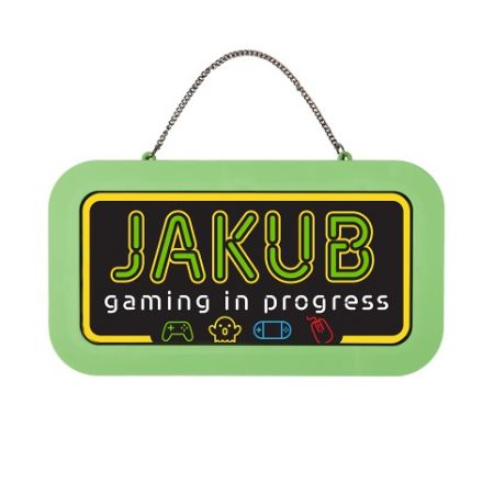 ALBI Neonová cedulka se jménem - Jakub