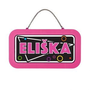 ALBI Neonová cedulka se jménem - Eliška