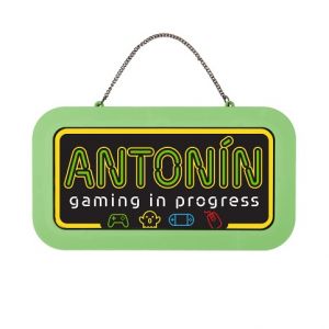 ALBI Neonová cedulka se jménem - Antonín