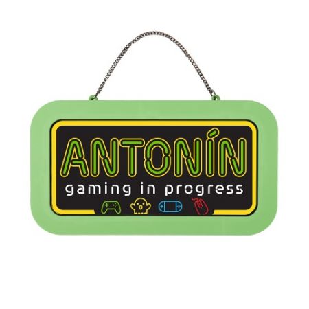 ALBI Neonová cedulka se jménem - Antonín