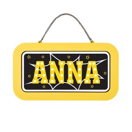 ALBI Neonová cedulka se jménem - Anna