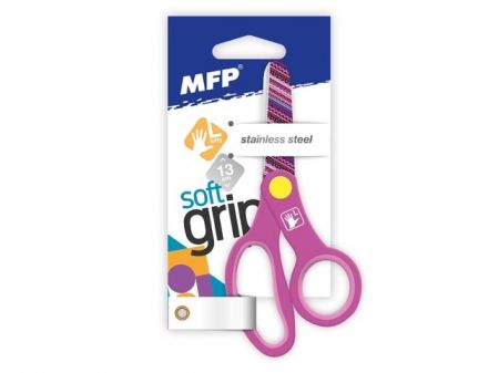 Nůžky 13cm pro leváky potištěné E17 left fialové