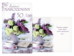 Přání k narozeninám 50 M11-609 T