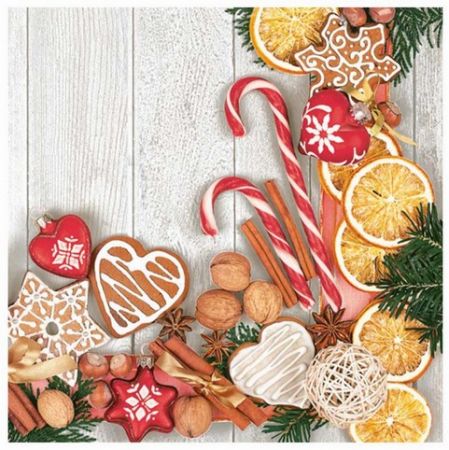 Vánoční ubrousky Daisy