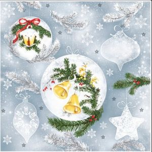 Ubrousky Daisy vánočníYellow Bells Bauble