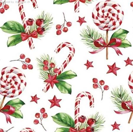 Ubrousky Daisy vánoční White Christmas Sweets