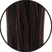 Drátky chlupaté hnědé 6mm, 30cm, 40ks