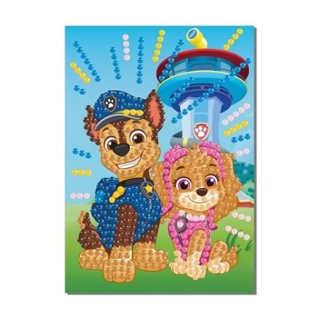 Kreativní set diamantové malování Paw Patrol 18x12,5 cm