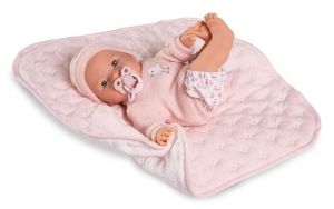 Antonio Juan 14365 BIMBA - mrkací panenka miminko se zvuky - 37 cm