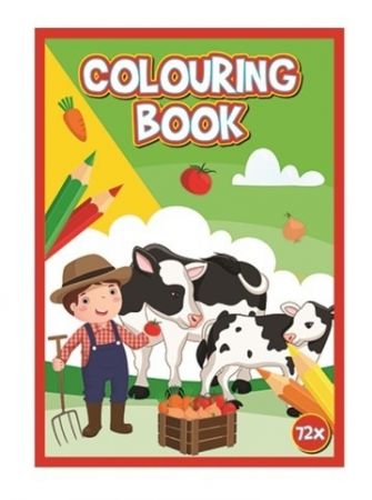 Kniha omalovánek 72 stran A4 Farma