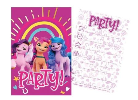 Sada párty 5 pozvánek + 5 obálek My Little Pony