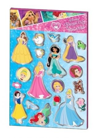 Sada samolepek 6 listů Disney Princezny