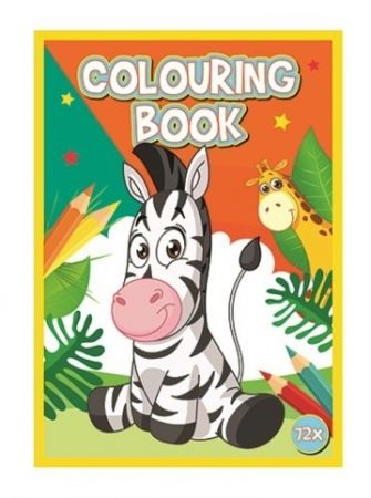 Kniha omalovánek 72 stran A4 Safari