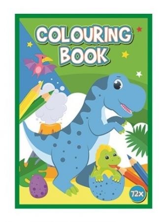 Kniha omalovánek 72 stran A4 Dinosauři