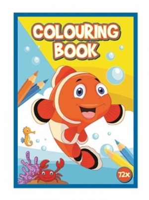 Kniha omalovánek 72 stran A4 Mořský svět