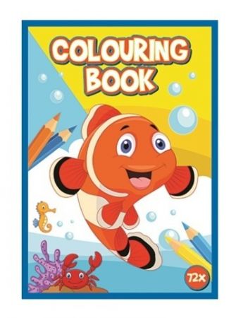Kniha omalovánek 72 stran A4 Mořský svět