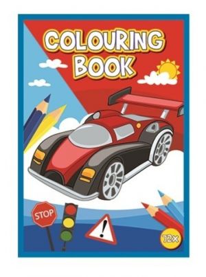 Kniha omalovánek 72 stran A4 Dopravní prostředky