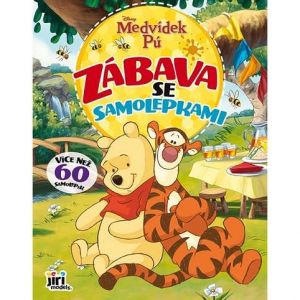 Zábava se samolepkami Medvídek Pú