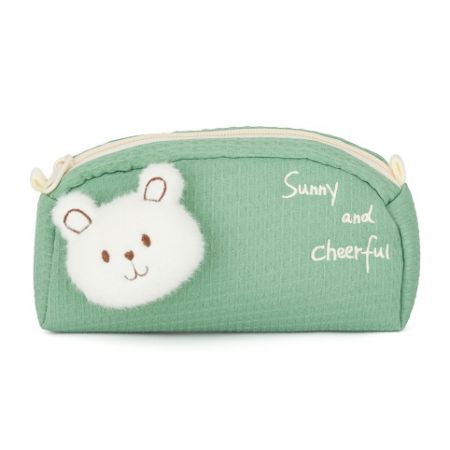 Etue dětská plyšová Medvěd zelený