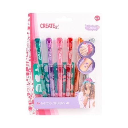 VONNÁ TETOVACÍ PERA blistr 6 KS + 2 šablony