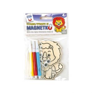 ARGUS Kreativní tvoření vybarvi si magnetku lev 19260009