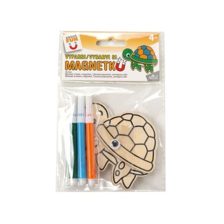 ARGUS Kreativní tvoření vybarvi si magnetku želva 19260011