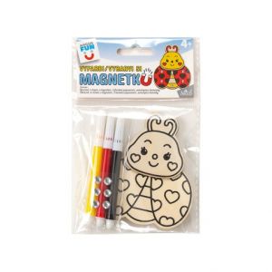 ARGUS Kreativní tvoření vybarvi si magnetku beruška 19260012