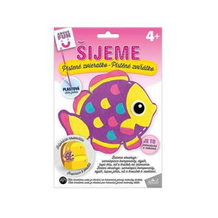 ARGUS Kreativní tvoření šijeme plstěné zvířátko rybka 19110019