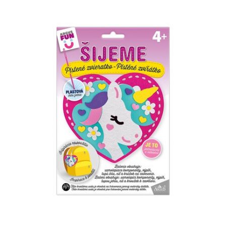 ARGUS Kreativní tvoření šijeme plstěné zvířátko jednorožec II. 19110021