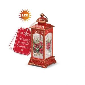 ARGUS Vánoční dekorace a dárek lucerna s LED světlem 23650003