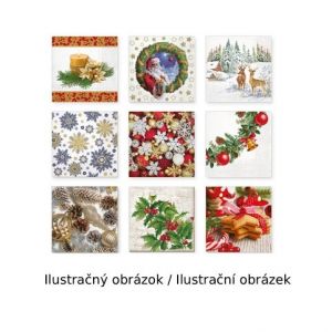 ARGUS Vánoční ubrousky 3 vrstvé MIX 19038105