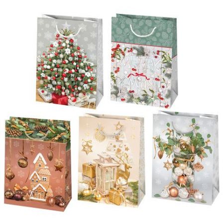 ARGUS Dárková papírová taška (34.5 x 48 cm) mix 10 ks 08939102