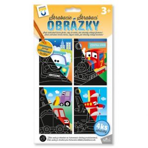 ARGUS Kreativní tvoření škrabací obrázky - dopravní prostředky 19360001