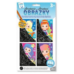 ARGUS Kreativní tvoření škrabací obrázky - mořská panna 19360006