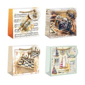 ARGUS Dárková papírová taška 16 x 16 cm mix 12 ks 07250012