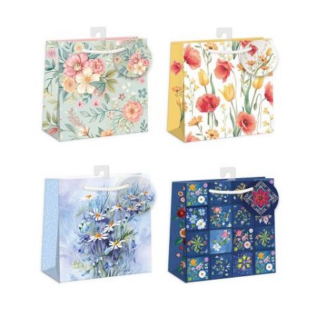 ARGUS Dárková papírová taška 16 x 16 cm mix 12 ks 07250013h