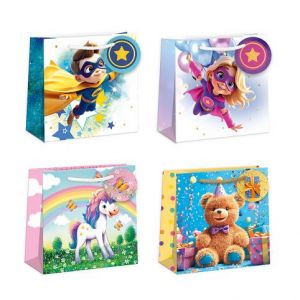 ARGUS Dárková papírová taška 16 x 16 cm mix 12 ks 07250014