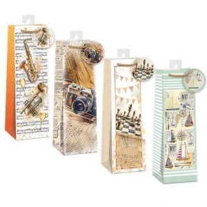 ARGUS Dárková papírová taška 12 x 40 cm mix 12 ks 07350013h