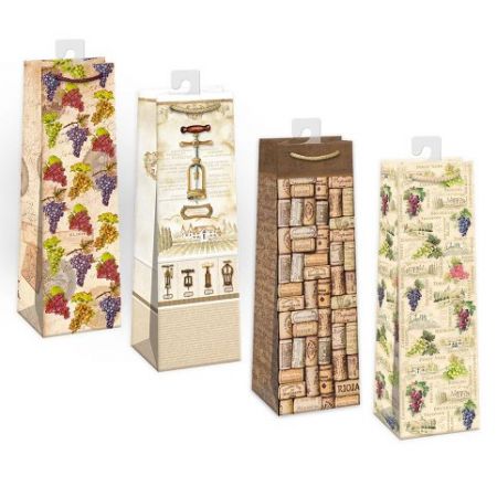 ARGUS Dárková papírová taška 12 x 40 cm mix 12 ks 07350015h