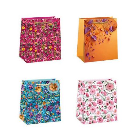 ARGUS Dárková papírová taška 19 x 23 cm mix 12 ks 07450020