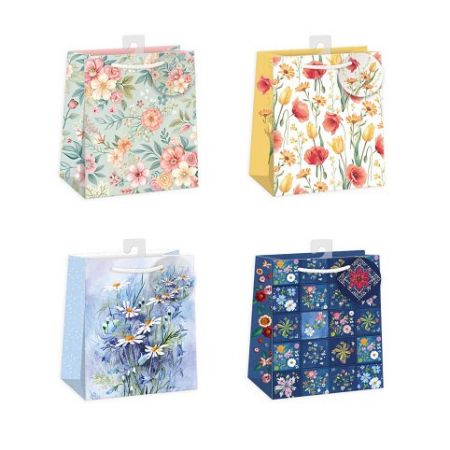 ARGUS Dárková papírová taška 19 x 23 cm mix 12 ks 07450021h