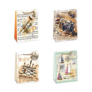 ARGUS Dárková papírová taška 23 x 32 cm mix 12 ks 07550021